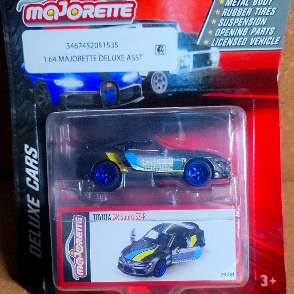 Toyota GR Supra SZ-R 1:64 Diecast Csr By Majorette - New